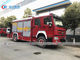 Howo 6 Wheel 290HP Firefighter Truck With 5T Knuckle Crane