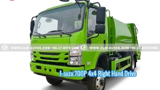 Απορριμματοφόρο I-suzu 700P 4x4 Δεξιοτίμονο Συμπιεστή Απορριμμάτων