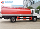 8 Ton FAW Refueling Truck Oil Delivery Tanker Sub-Silo Design With Unloading Oil Pipe
