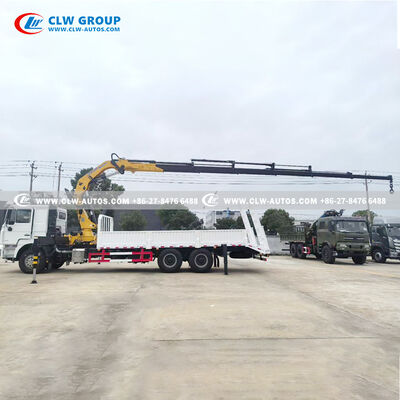 SHACMAN 16-Ton Capacity 6×4 Heavy-Duty Truck Mounted Folding Boom Crane with 360-Degree Rotation