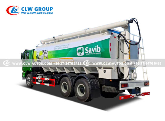 Shacman F3000 6x4 Bulk Feed Truck with 30 CBM High-Volume Tank, Advanced Auger Technology, and Anti-Corrosion Protection