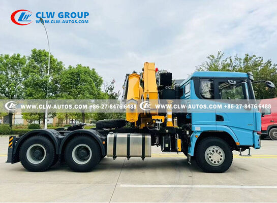 SHACMAN X3000 6×4 Truck Mounted Crane with 430 HP Weichai Engine and 8-Ton Knuckle Boom Crane Featuring Hydraulic Stabilizer Outriggers