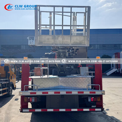 ISUZU KV600 30m Aerial Work Platform Truck with 7-Section Telescopic Boom and 360° Continuous Rotation