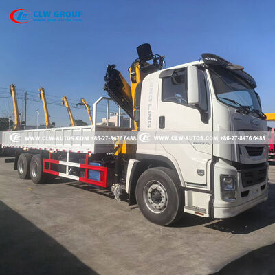 Isuzu FVZ 300HP 10-Ton Knuckle Boom Crane Truck with Integrated Transport and Lifting for Construction and Logistics