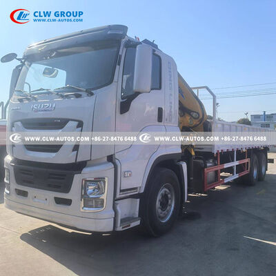 Isuzu FVZ 300HP 10-Ton Knuckle Boom Crane Truck with Integrated Transport and Lifting for Construction and Logistics