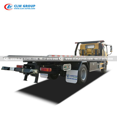 FAW 160HP Wrecker Tow Truck with Yuchai Diesel Engine and One-to-One Recovery System for Roadside Assistance