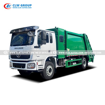 Shacman L3000 4×2 Compactor Garbage Truck with 210 HP Engine, Integrated Crew Cabin, and High Compression Performance