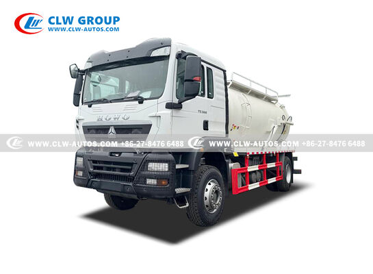 Sinotruk HOWO TX 22,000L Water Sprinkler Tanker with 371HP Turbocharged Engine and 360° High-Pressure Water Cannon for Dust Control