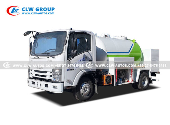 Isuzu KV100 4x2 LPG Refueling Truck with 5m³ Tank 120HP Euro 5 Engine Mobile Gas Dispensing Unit