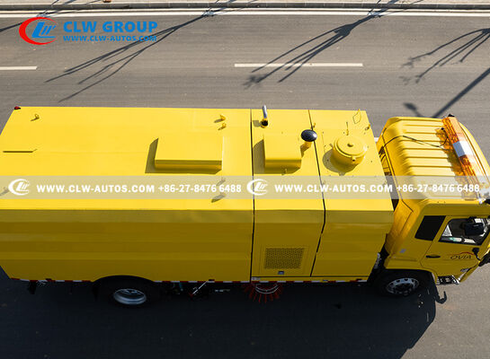 Dongfeng KR 210HP Road Sweeper Truck with 7m³ Stainless Steel Garbage Tank and 9m³ Water Tank