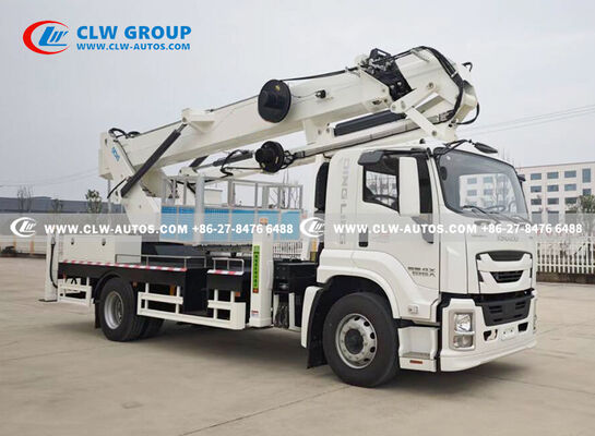 ISUZU GIGA 34-Meter Insulated Aerial Work Truck with Dielectrically Insulated Bucket and Articulated Folding Arm