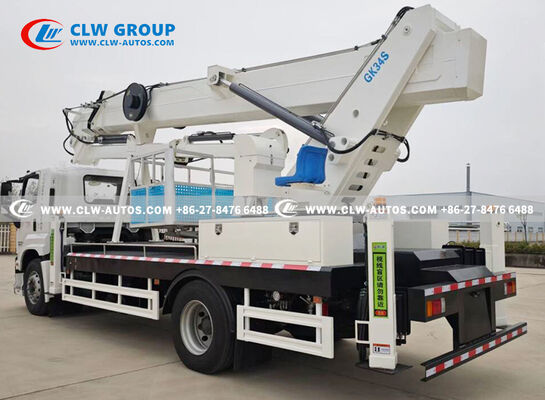 ISUZU GIGA 34-Meter Insulated Aerial Work Truck with Dielectrically Insulated Bucket and Articulated Folding Arm