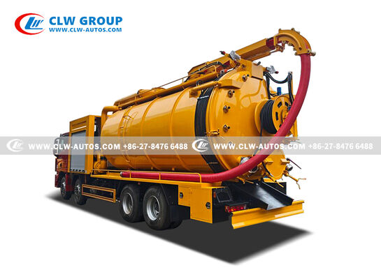 FOTON 8x4 Heavy-Duty Combination Sewer Cleaning & Vacuum Truck with High-Pressure Jetting and High-Efficiency Vacuum System