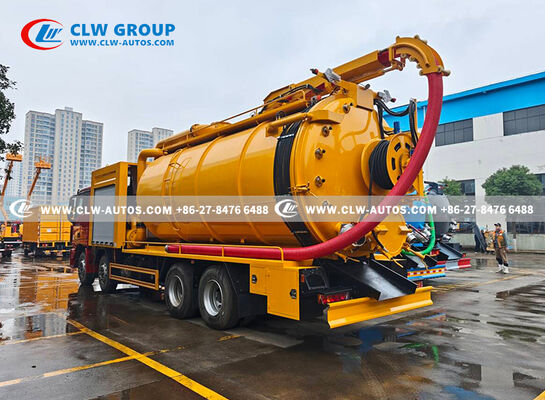 FOTON 8x4 Heavy-Duty Combination Sewer Cleaning & Vacuum Truck with High-Pressure Jetting and High-Efficiency Vacuum System