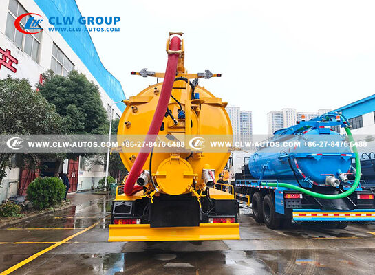 FOTON 8x4 Heavy-Duty Combination Sewer Cleaning & Vacuum Truck with High-Pressure Jetting and High-Efficiency Vacuum System