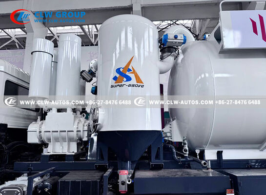 Dongfeng 6x4 Sand-Suction Truck with 12-15m³ Capacity, Cyclone Dust Collector & Two-Stage Overflow Protection