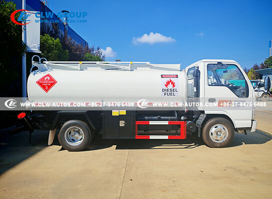 ISUZU 100P RHD 4x2 5,000L Fuel Tanker Truck with 120HP Engine and Anti-Corrosion Tank for Mobile Refueling
