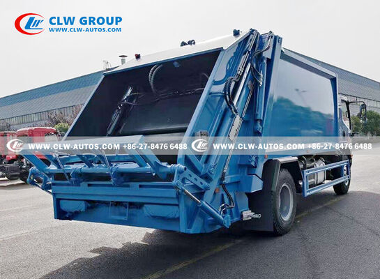 FAW 4x2 14m³ Compactor Garbage Truck – Rear-Loading Waste Compactor with Q345 Steel Body & PLC Hydraulic Control